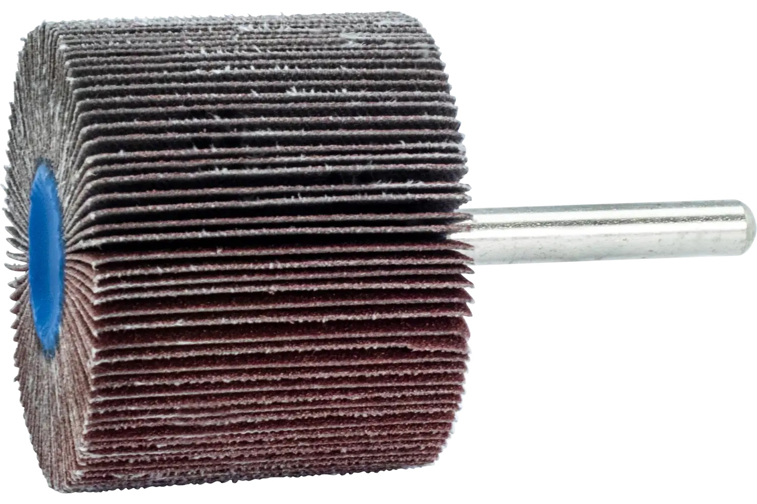 Picture of Pferd Mounted Flap Wheel, 2" X 1-1/2, 120 Grit, 1/4" Shank, Aluminum Oxide